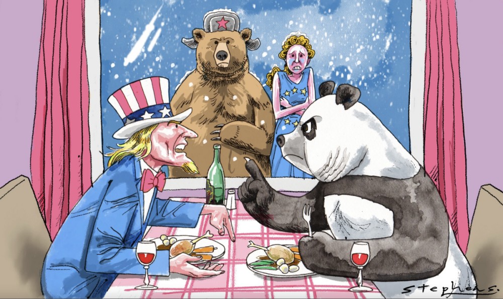 中美都不是彼此生存威胁欧洲是新冷战主战场