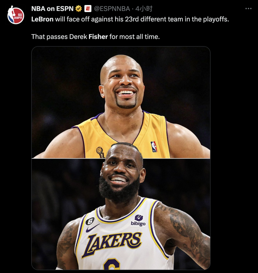 詹姆斯进季后赛太兴奋!凌晨六点仍在回味比赛 塔图姆劝他早点休息