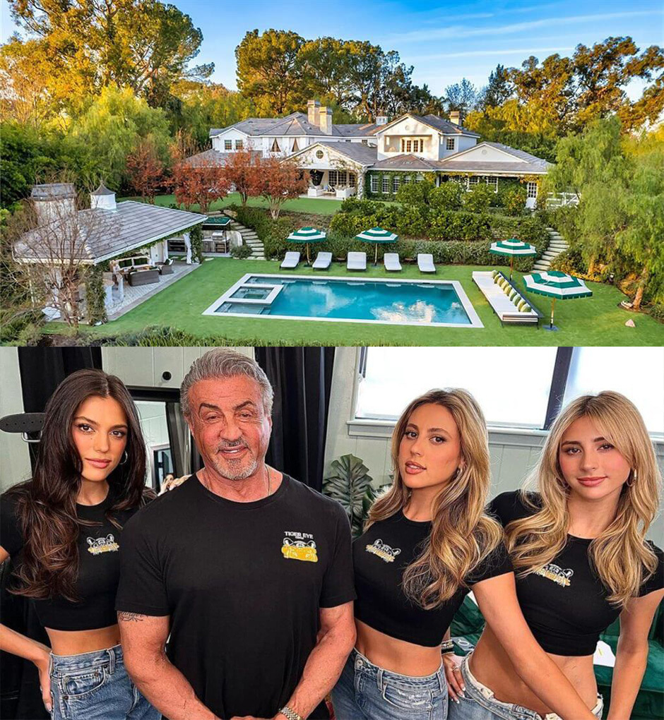 78岁史泰龙,妻子一生纵容他出轨,终于换来三个女儿的富贵生活