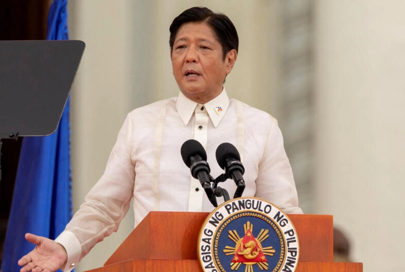 菲律宾总统马科斯近日,中国驻菲律宾大使馆发布了一则关于"台湾自古