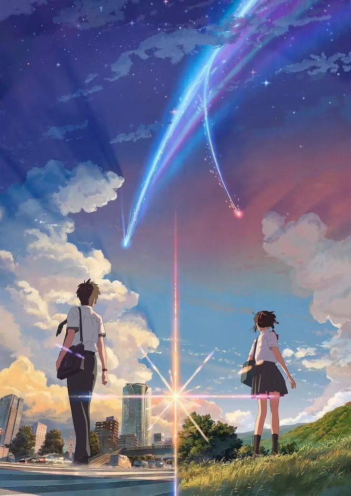 送票|经典动画爱情电影《你的名字.》19日重映,再一起看吧
