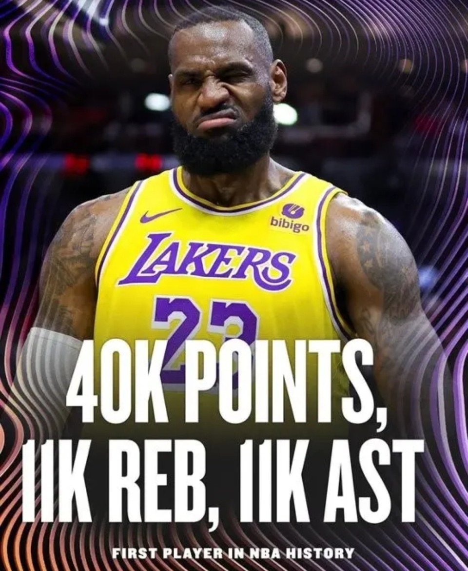 历史第一!灭霸詹姆斯继续进化