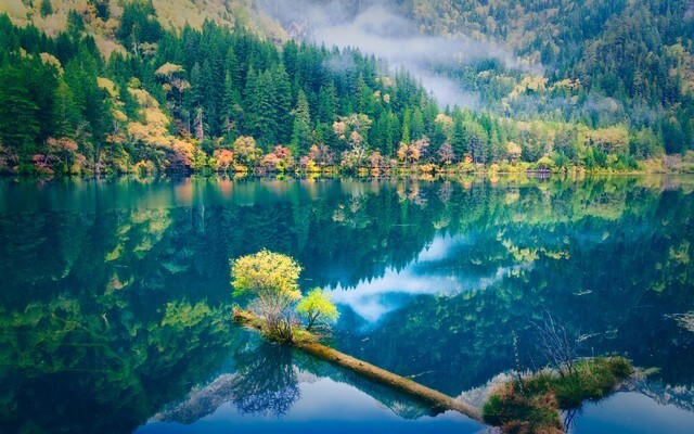 一日走过四季的神秘九寨千古风情就在这里上演人间仙境人陶醉