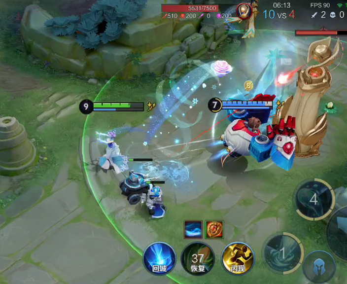 被王昭君压了一辈子,同为冰女,甄姬终于熬出头了,新版玩法分享_腾讯