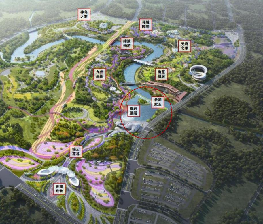 曲径通幽 叠石成瀑  成都世园会 藏着一个"花果山水帘洞"