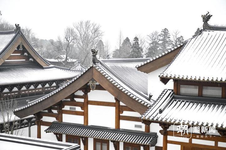 径山寺雪景美如画