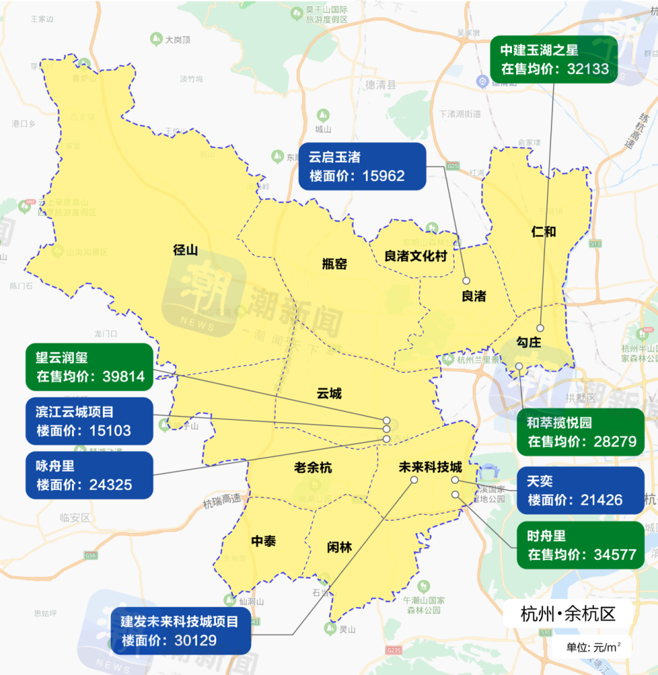 杭州最新房价地图来了，新房售价究竟是涨了还是跌了_腾讯新闻