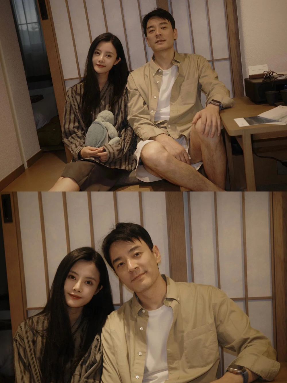 隋雨蒙李光洁享受浪漫二人世界,结婚5周年恩爱甜蜜,俩儿子好帅