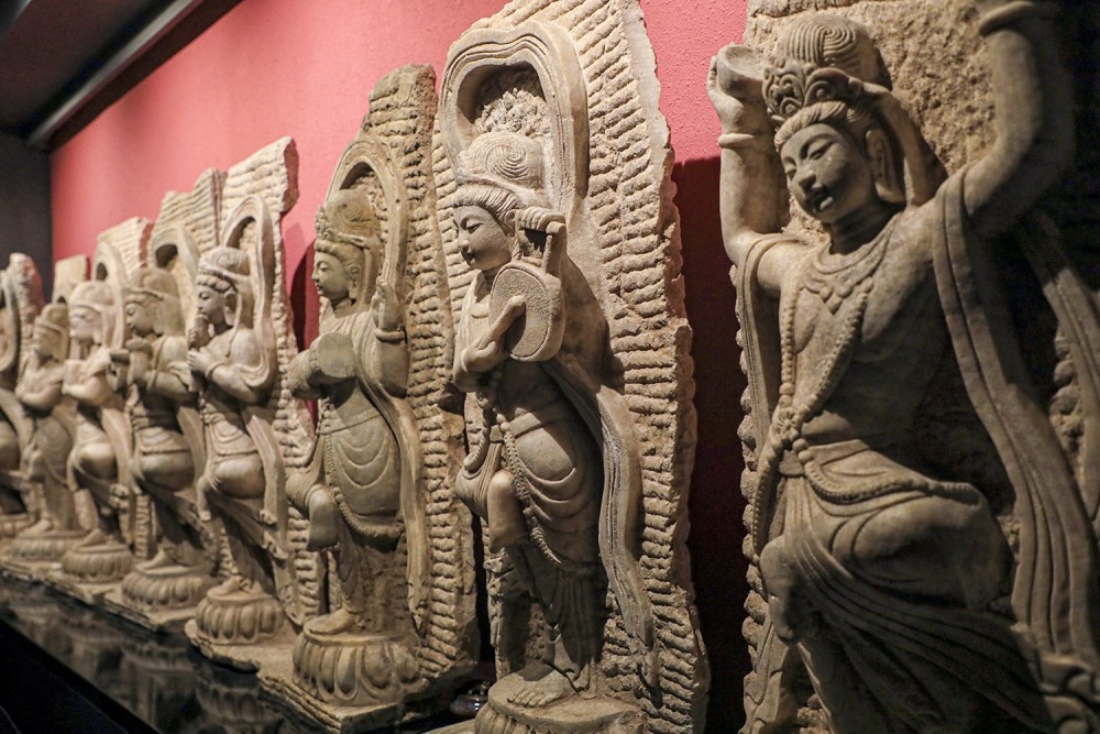 十一将至,何不带着家人在妈祖阁中祈祷家人平安,在68海里景区体验海天