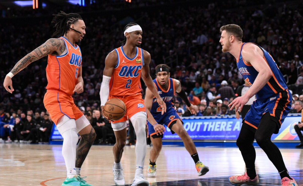 彼时雷霆阵中的带队大哥还是刚刚被火箭扫地出门的克里斯-保罗,因为