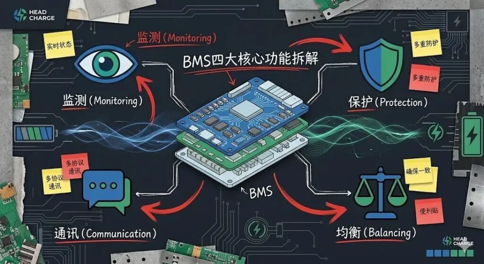 【完整篇*万字长文】3S入门07：BMS核心功能拆解：为什么4个功能少了任何1个，电池都可能“暴毙”？_腾讯新闻