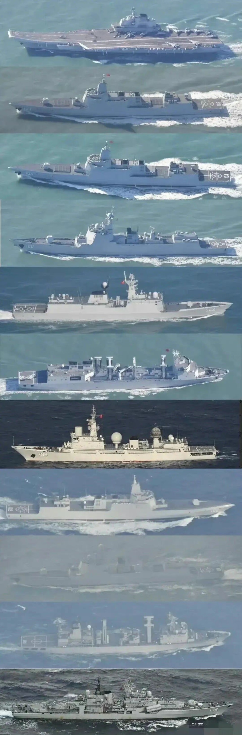 辽宁舰带三艘055挥师北上，俄舰队大举南下，美航母也在附近_腾讯新闻