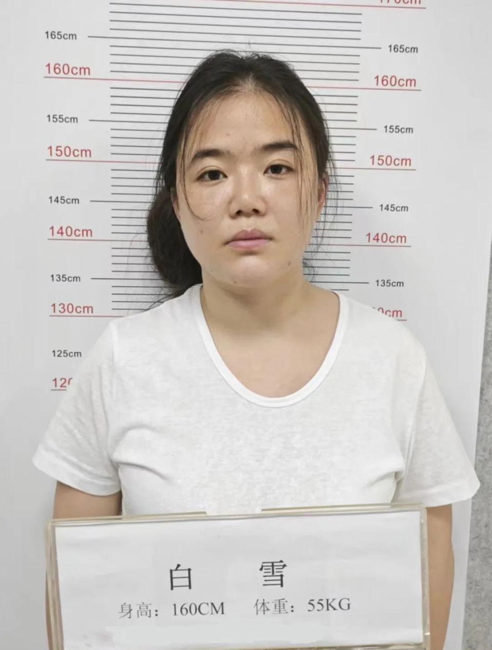 犯罪嫌疑人白雪,绰号"陈璐",女,1990年2月生,户籍地安徽省六安市裕安