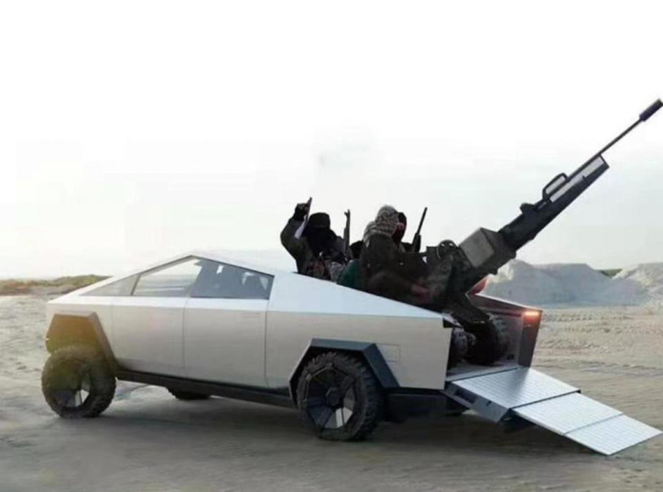 特斯拉cybertruck野兽模式曝光:已防弹测试,重量超福特f250_腾讯新闻