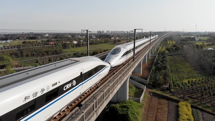 另外,也完全不用担心重联后的动车组的速度会有所衰减.