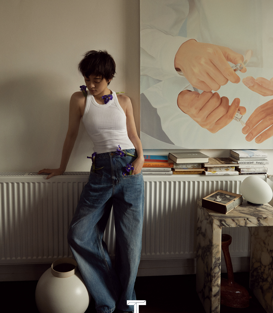 40岁孙俪晒优雅写真,罕见秀美背登上热搜,却遭吐槽是普通人的背_腾讯