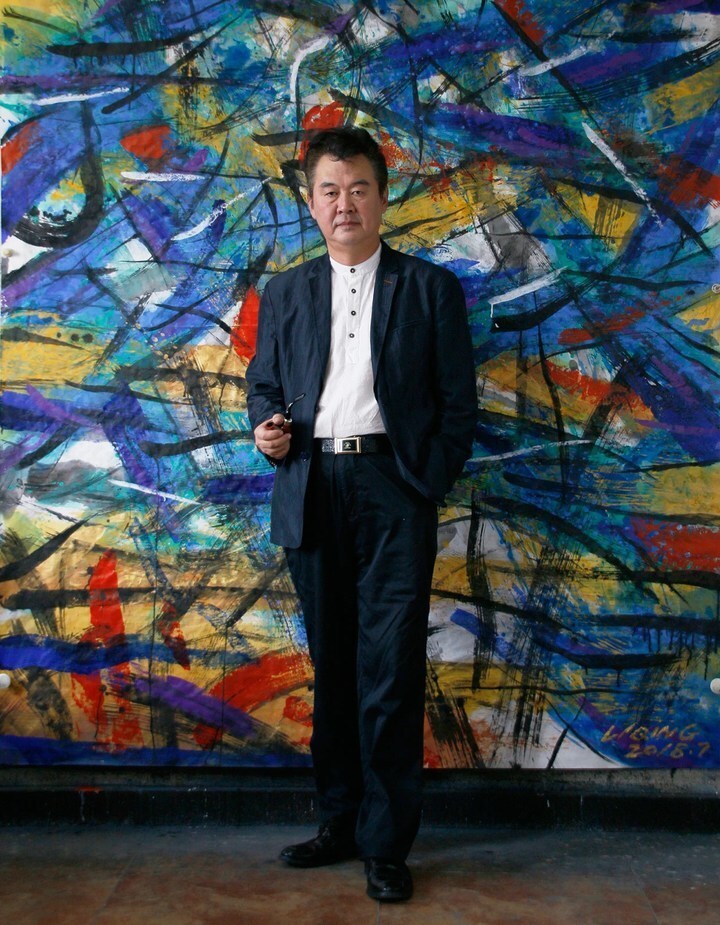 "大漠长河"李青丝绸之路艺术作品展在西安开幕_腾讯新闻