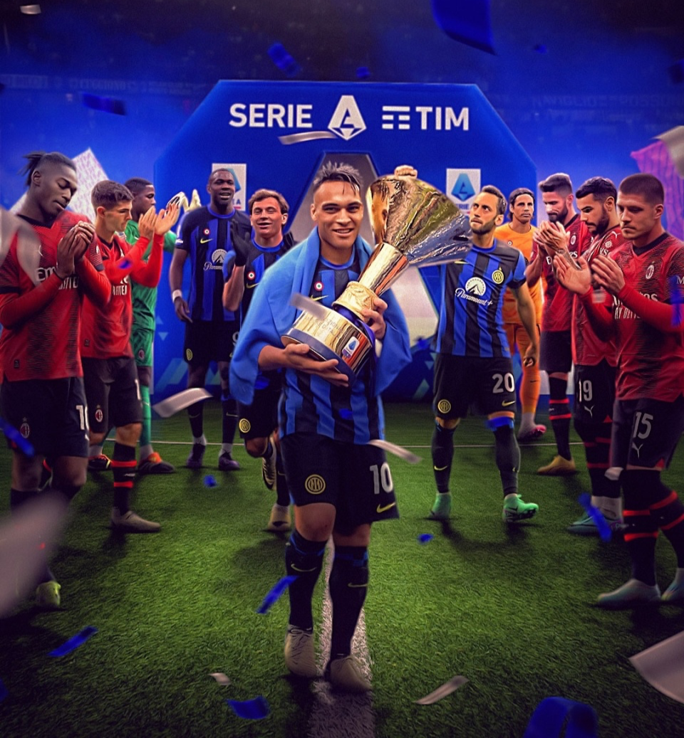 国米提前5轮问鼎意甲冠军,6连杀米兰 轰14球,创队史纪录