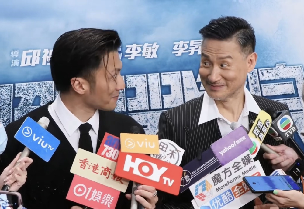 谢霆锋新片首映礼被问王菲,张学友回应最近身体状况