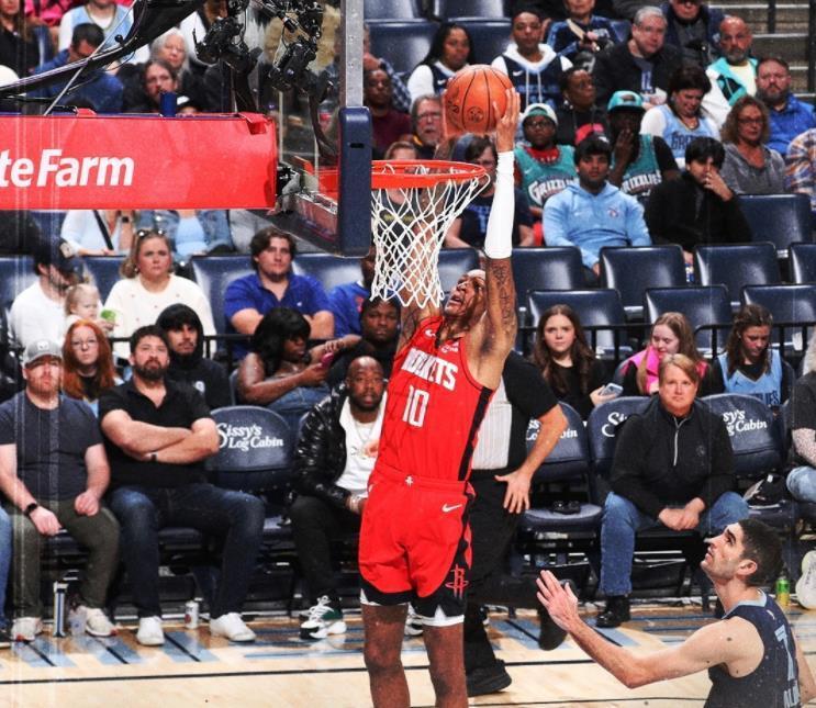 連續9場得分上雙！火箭22歲前鋒同時提升2位置，西決中鋒都要讓位 - 