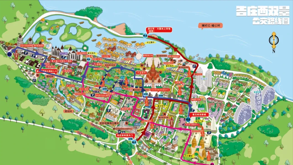 认识西双版纳,就从告庄西双景开始.