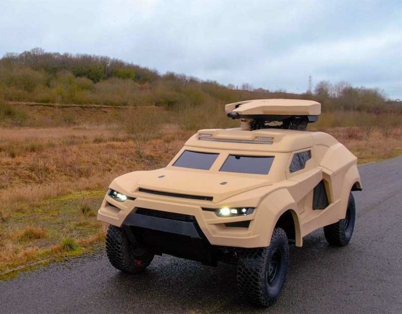 cockerill i-x就像是一辆概念版的民用suv,属于轻型装甲车范畴,很注重