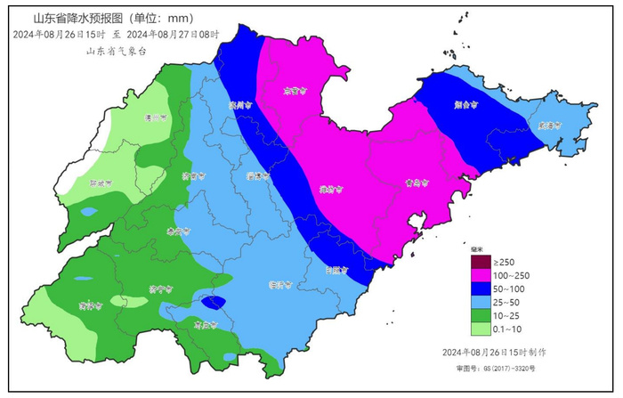 山东升级暴雨黄色预警为暴雨橙色预警