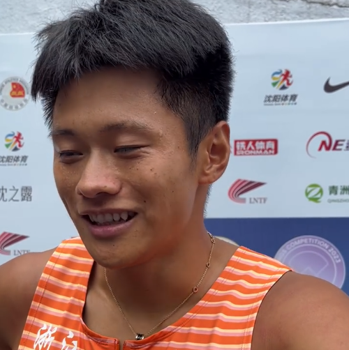 谢震业预赛第一 力压陈冠锋 豪言决赛冲击10秒大关-腾讯新闻