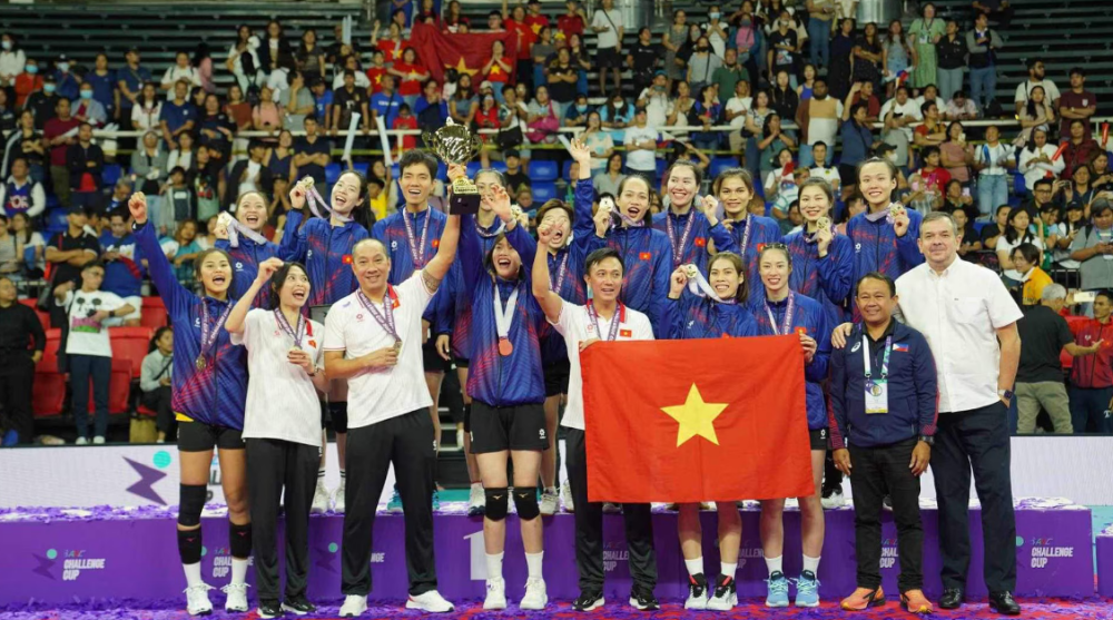 亚洲挑战杯卫冕,越南女排世界排名超越韩国女排