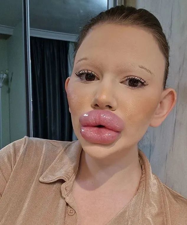 女子痴迷丰唇成为全球嘴唇最厚网红,拍卖自己的厚唇热吻_腾讯新闻