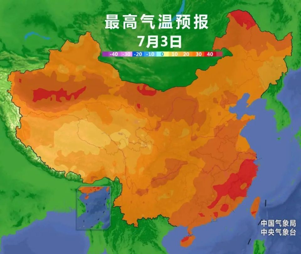 图/杭州预计这轮高温天气过程将持续6天左右的时间,南方的朋友注意