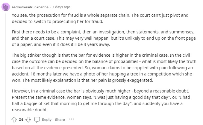 女子"车祸残疾"获赔590万,而第二年,她"倒拔垂杨