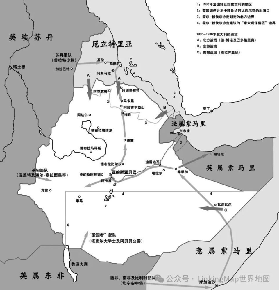 埃塞俄比亚地图:非洲之角和"非洲屋脊"上的千年古国