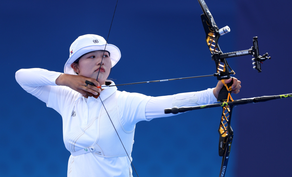 韩国射箭女选手图片