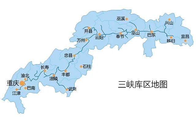 三峡地图简图图片