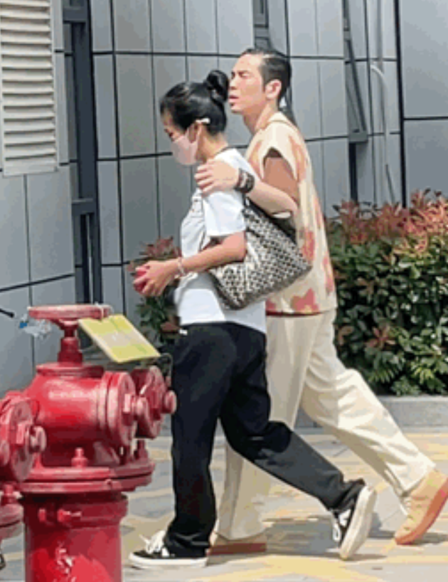 萧敬腾求婚后首露面，携未婚妻录节目，50岁林有慧穿着宽松肚子凸起-萧敬腾?