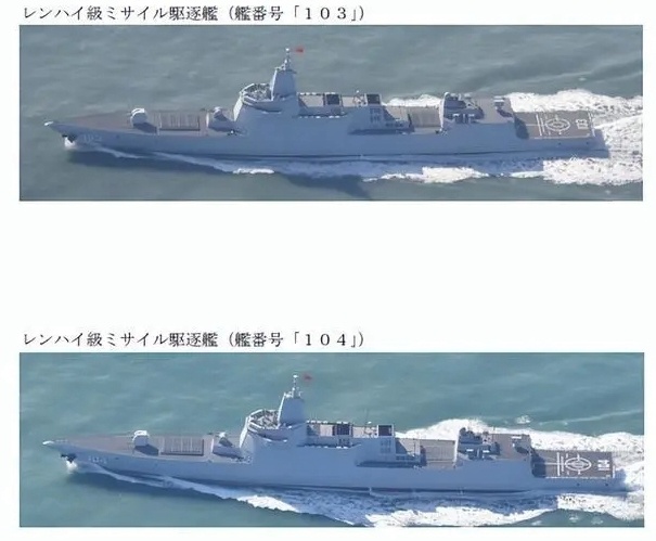 這是首批8艘055型驅逐艦中的最後一員,也就是108號咸陽艦