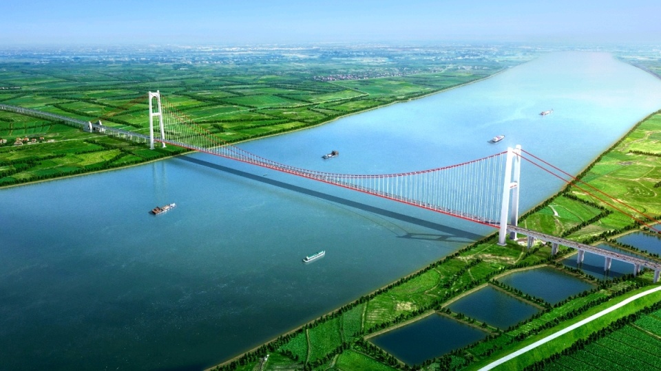 武汉2座长江大桥建设正酣：汉南长江大桥与白沙洲长江公铁大桥_腾讯新闻