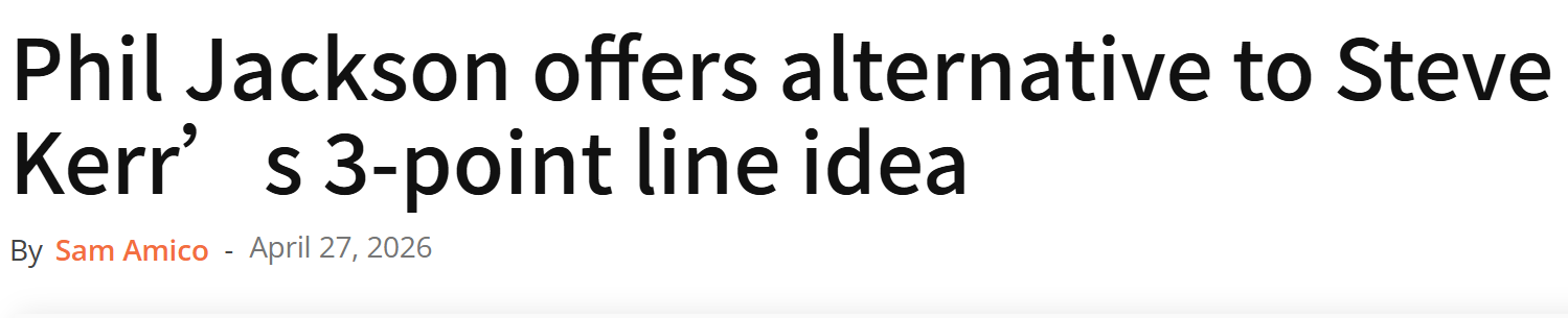 科爾力挺廢除三分線後續！80歲禪師支招：統一三分球出手距離 - 