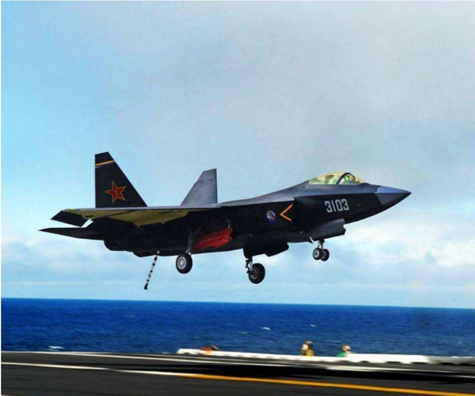 歼-35登上滑跃甲板航母,中国会有几种隐形舰载机?