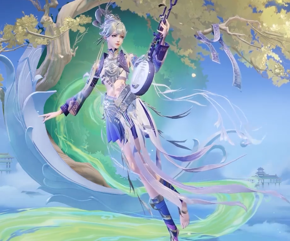 杨玉环新皮肤银翎春语,首款直售史诗,玩家不解:该限定的不限定_腾讯