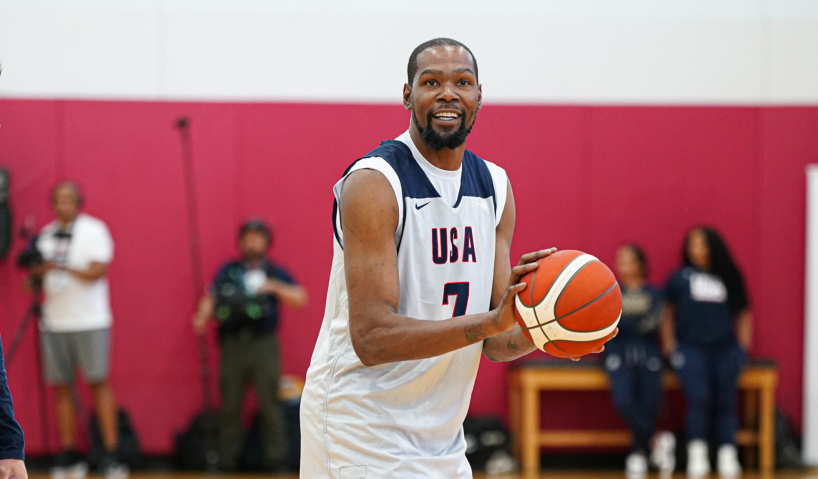 杜兰特预计明日复出!美国队另有两人生病 科尔相信全员能战塞尔维亚