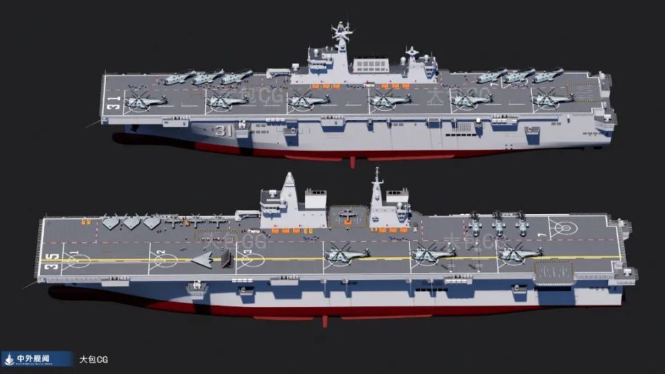 中国076两栖攻击舰初见雏形,带弹射器的小航母到底用来干吗的?