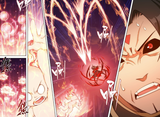 斗破苍穹：小伊重创魂灭生，萧炎动用毁灭火莲，陨落之巅大战结束-古次元