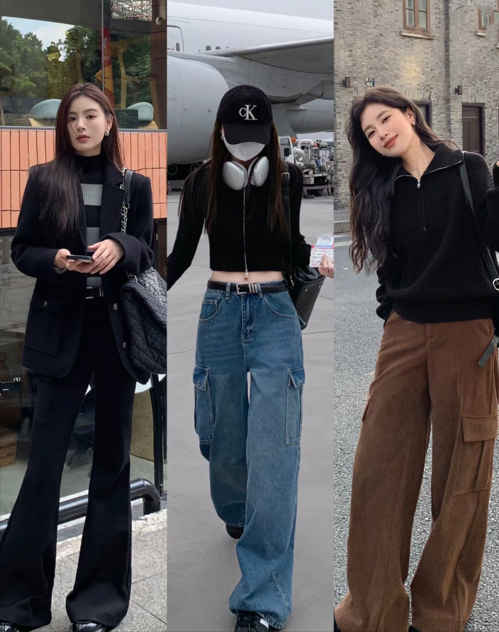 博主们爱"惨"的工装裤,甜酷好搭配,上身太洋气了!