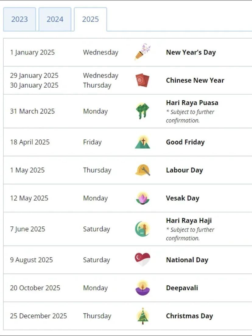 新加坡2025年共4个长周末，收藏这份拼假攻略最长可连休8天！-腾讯新闻