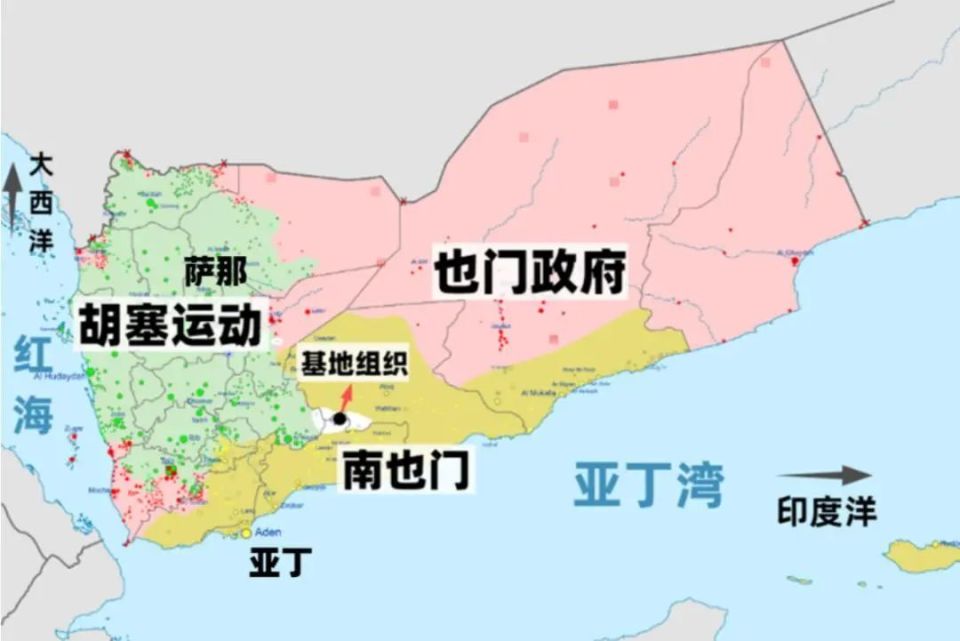 胡塞武装被也门政府视为叛军,割据势力.