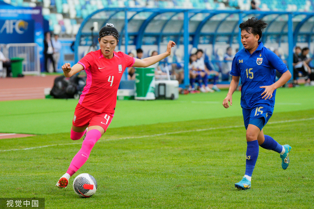 Olympic Preliminary Round: South Korea women's football team 10-1 Thailand  women's football team, 16-year-old talented girl wearing a hat, Qianjia  blue 3 goals - laitimes