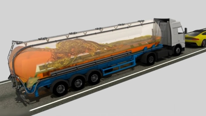 油罐车的内部构造长啥样?里面的防波板有什么用?看完长见识了!