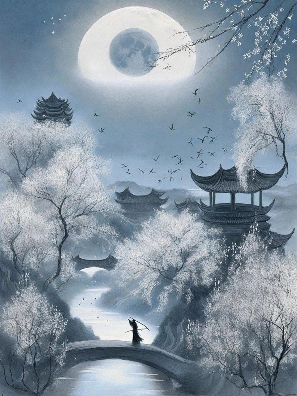 40句对偶诗句:意境绝美,看一眼就沦陷